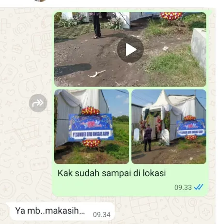 Pengiriman Karangan Bunga Grand Wisata