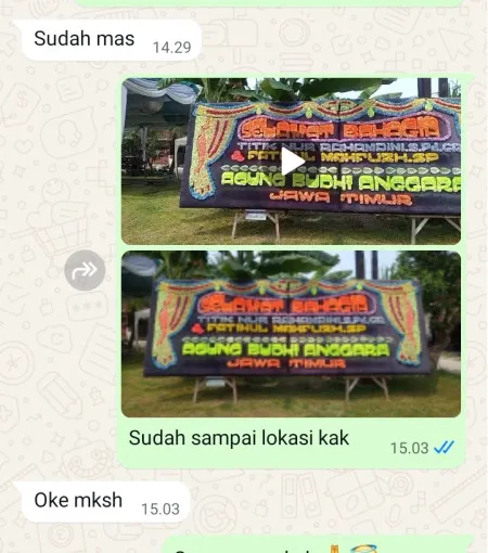 Pengiriman Papan Bunga Grand Wisata