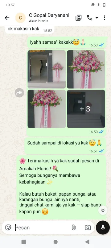 Pengiriman Karangan Bunga Grand Wisata